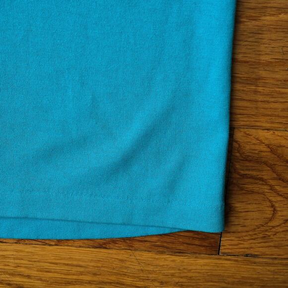 Vintage Gator Gym Bourbon Street New Orleans T-Shirt in Teal Size L‎ 90s Workout - Picture 5 of 5